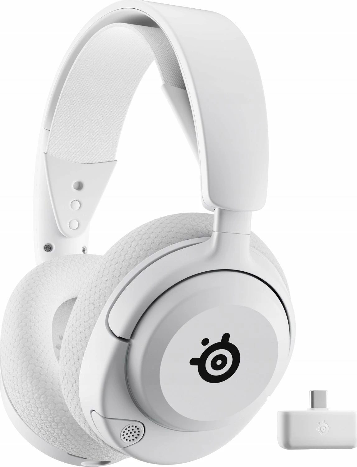 Kufje gaming SteelSeries Arctis Nova 5 (61671), wireless, USB-C, të bardha