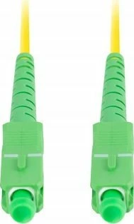 Patchcord fibër optike Lanberg SM SC/APC–SC/APC 0.5 m G657A1 LSZH, verdhë