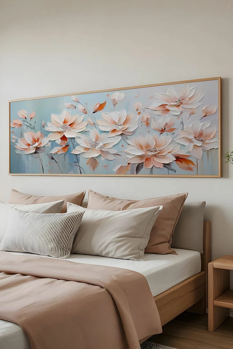 Pikturë dekorative me kornizë, Wallity, Artsmdfyty13-3370, shumëngjyrëshe, 33x70cm