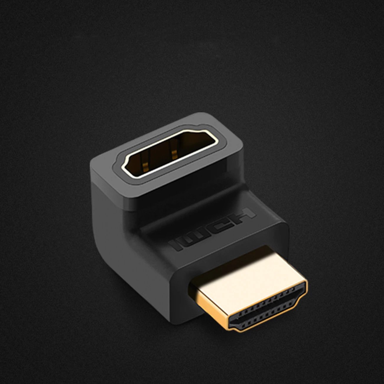 Adapter HDMI Ugreen HD112, mashkull në femër, 4K 60Hz, i zi