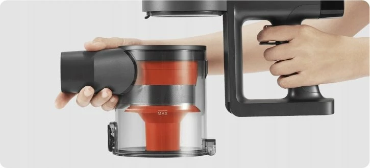 Fshesë me korrent vertikale Xiaomi G20 Max, 180 AW, 25.2 V, 0.6 L, pa thasë, me bateri, Graphite, me 4+1 aksesorë