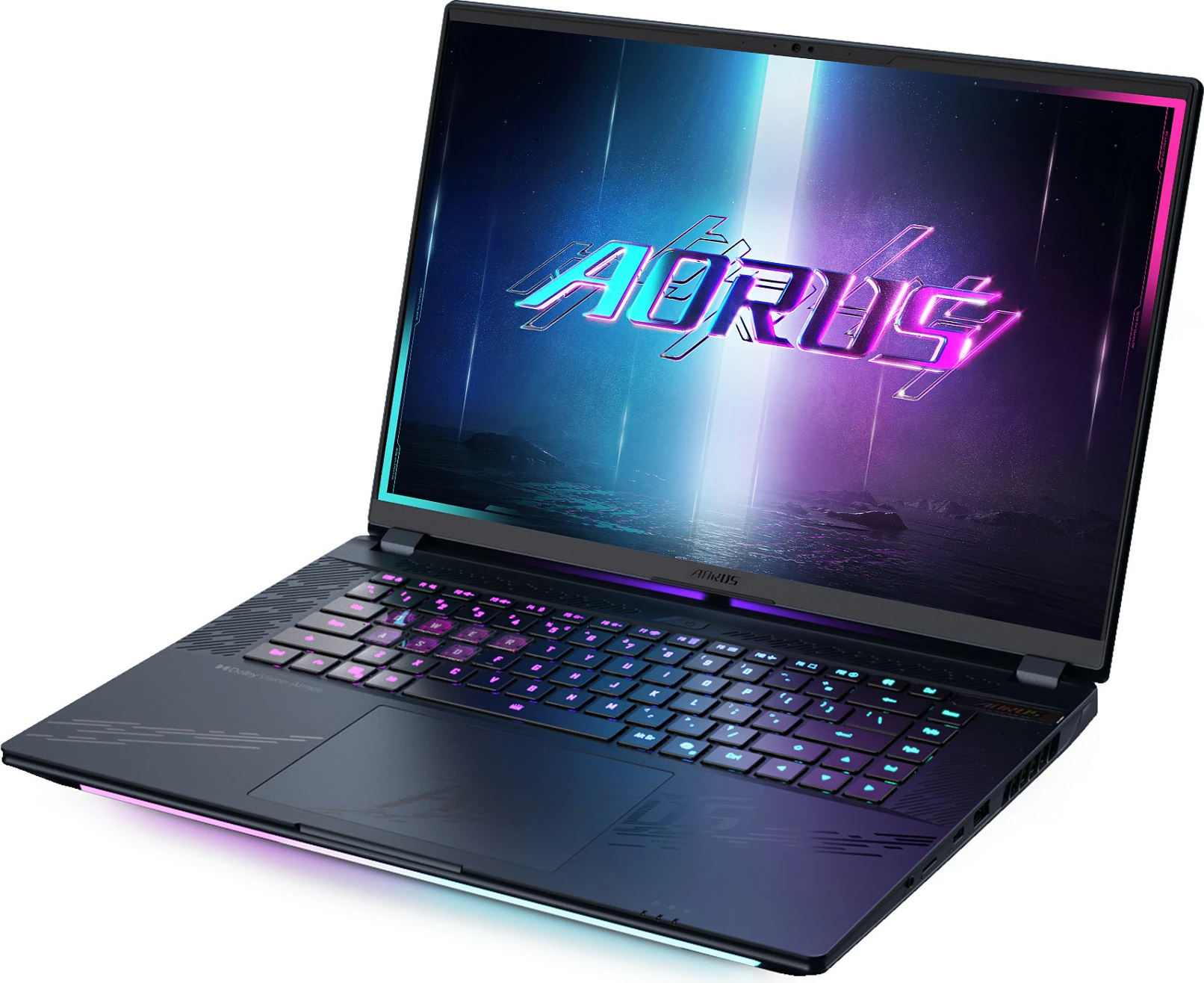 Laptop Gigabyte AORUS MASTER 16 BYHC5DEE65SP, 16" OLED 240Hz, Core Ultra 9, 32GB RAM, 2TB SSD, RTX 5080 16GB, Windows 11 Pro, Dark Tide