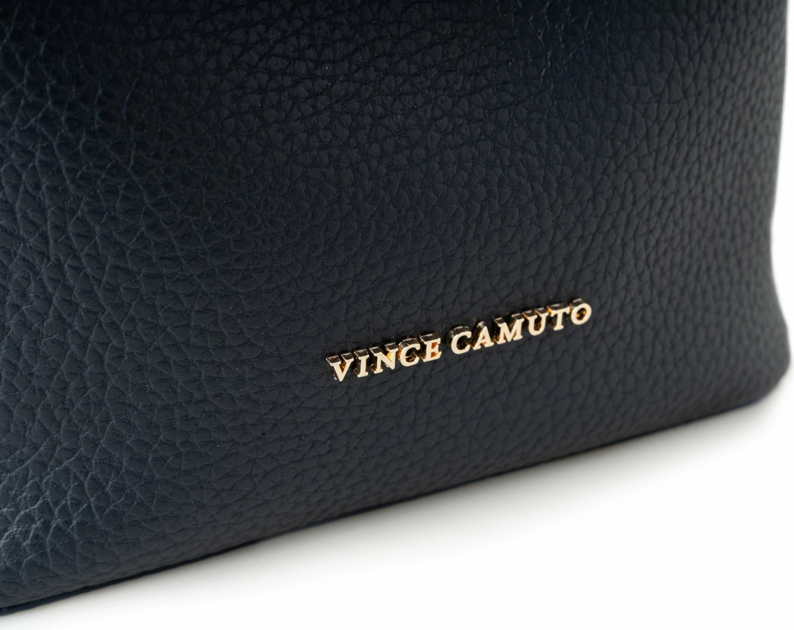 Çantë dore Vince Camuto, ngjyrë kaltër e errët dhe e bardhë, Venice