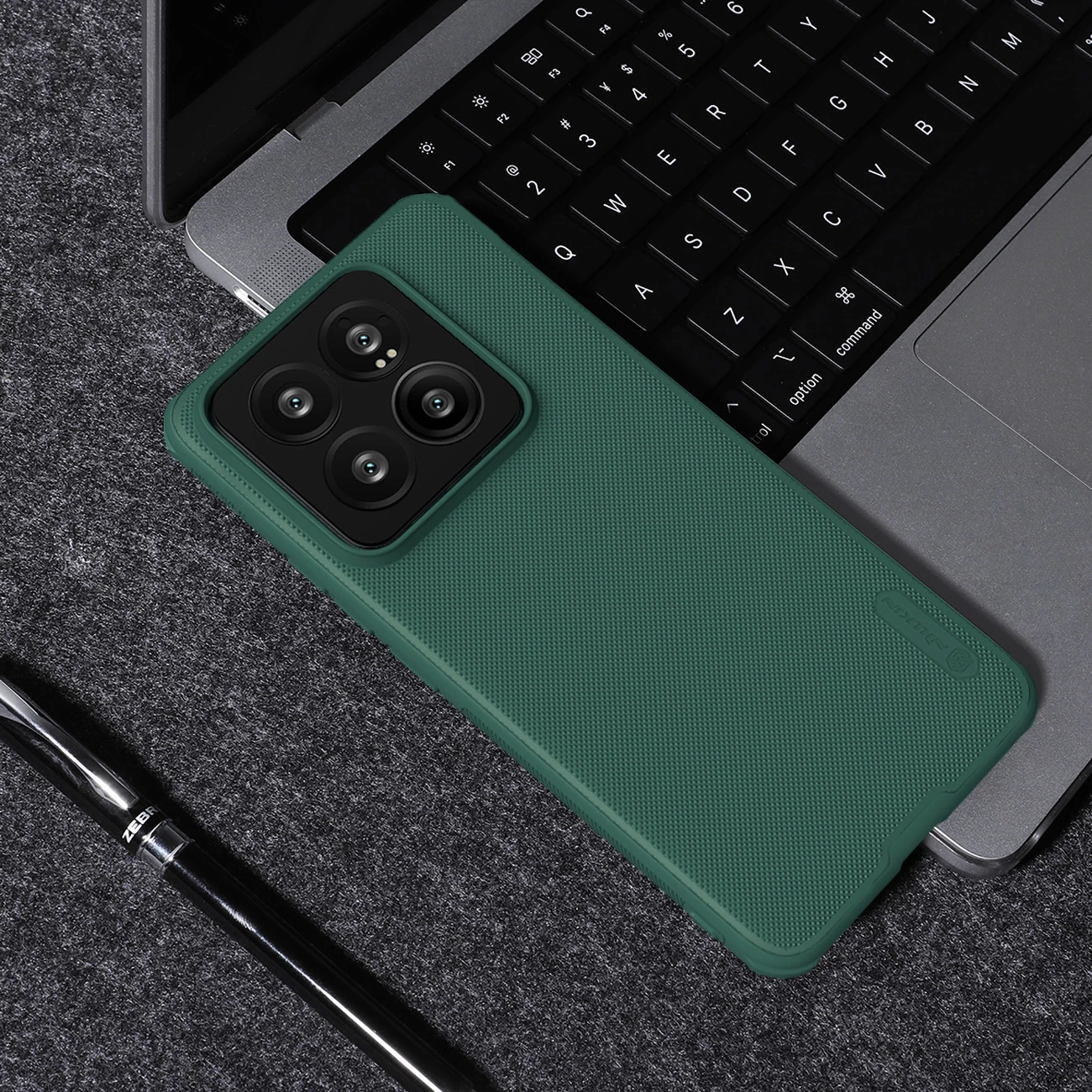 Mbështjellës Nillkin Super Frosted Shield Pro Magnetic për Xiaomi 14 Pro, i zi