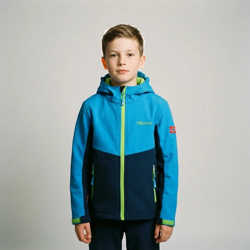 Jakne për fëmijë Trollkids, kaltër/navy blue [Madhësia: 152]