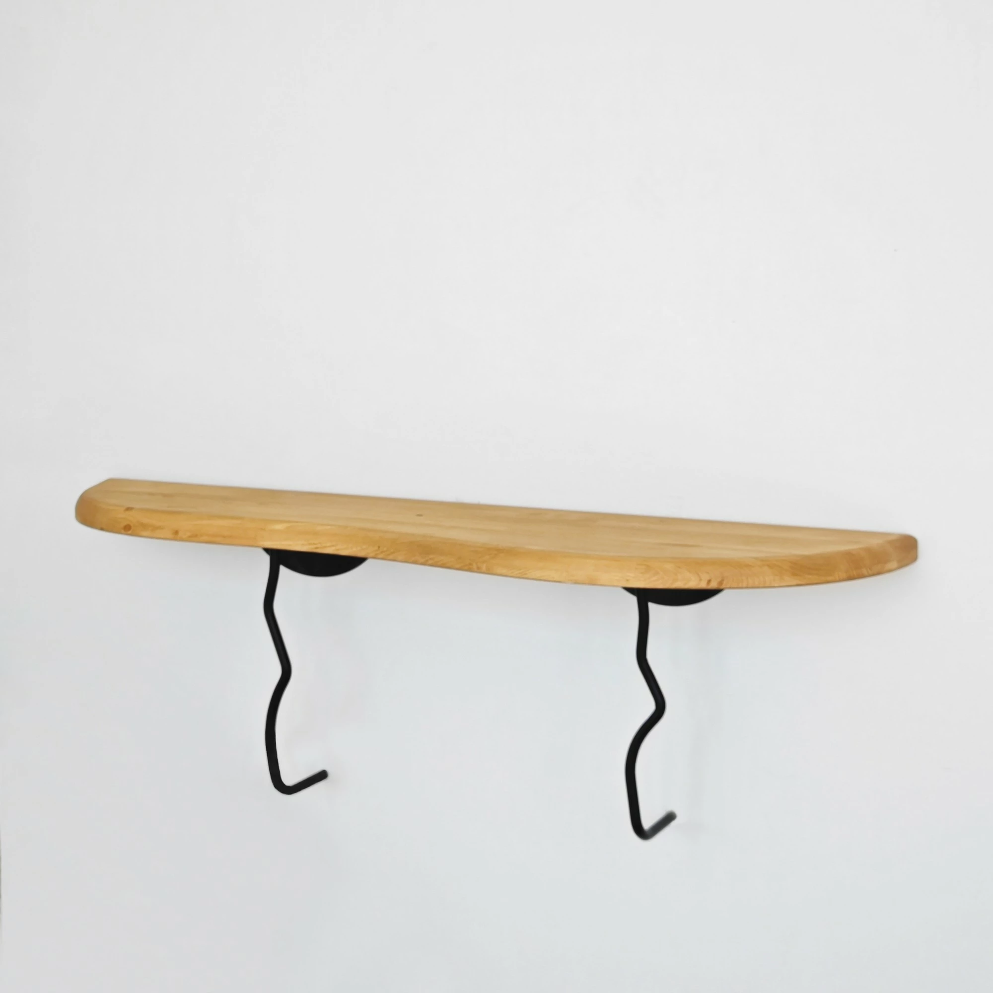 Raft muri Skye Decor, ngjyrë e zezë dhe lis