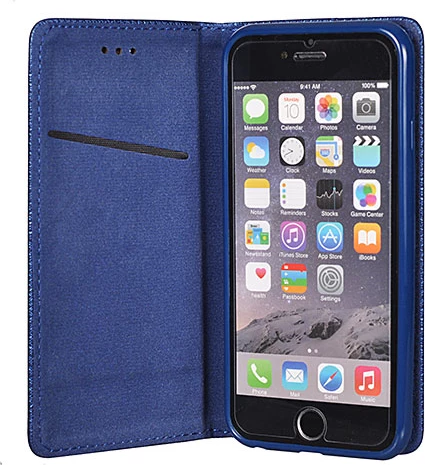 Mbështjellës me kapak flip magnetik HAVANA për Sony Xperia XZ, vend për kartelë, blu