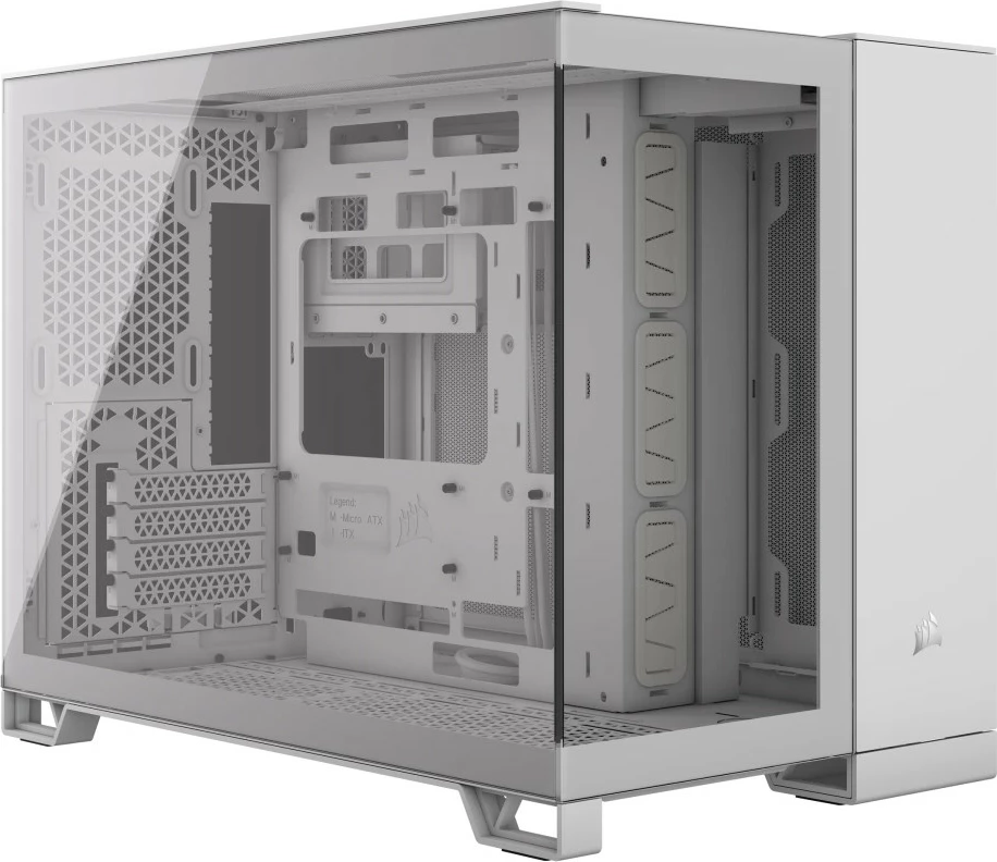 Kasë Corsair 2500X, Midi Tower, mATX, e bardhë