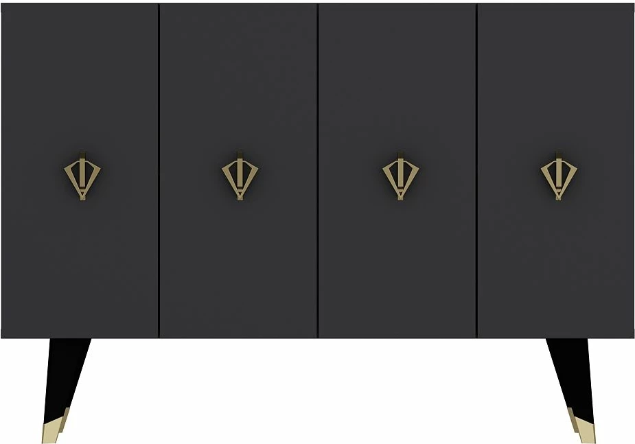 Konsol Skye Decor, anthracite, gold, 8163KM-32