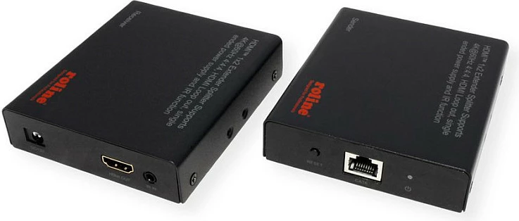 Zgjatues dhe ndarës HDMI ROLINE 1x2, Cat6A, 70m, 4K@60Hz