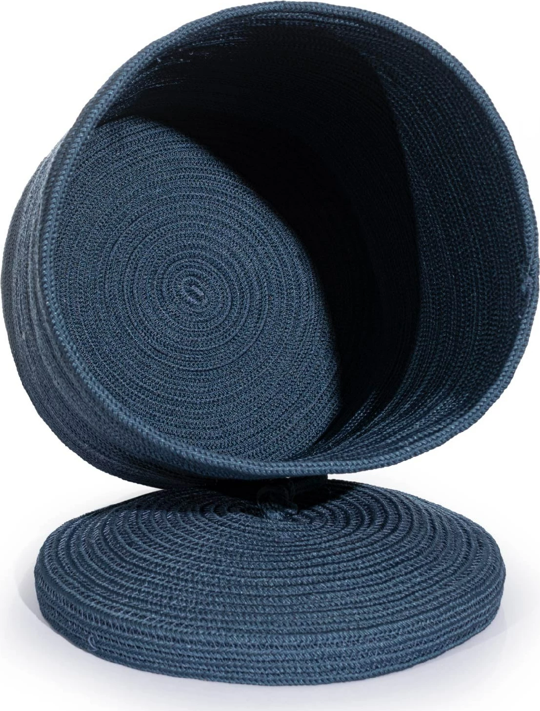 Kuti dekorative, ngjyrë blu e errët, Aberto Design, 36x50x45cm