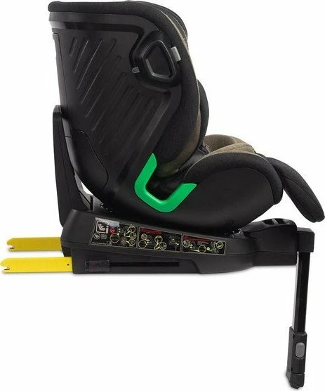 Ndenjëse për veturë Caretero Turox i-Size 40-150 cm, ISOFIX, 360° rrotulluese, Khaki (gjelbër)