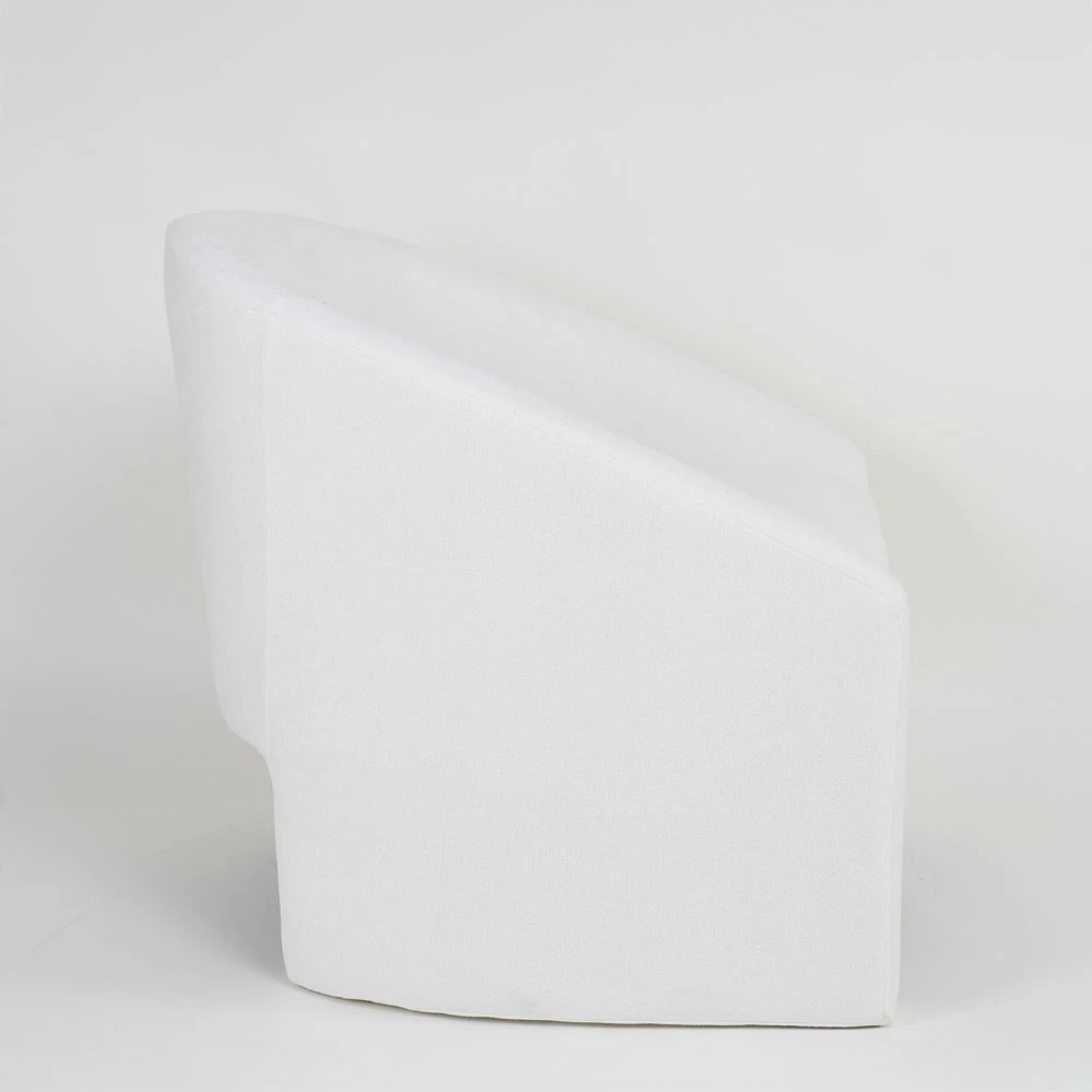 Karrige e ulët AVOA, e bardhë, 81x74x72cm