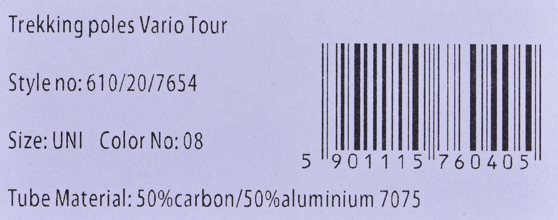 Shtiza për Skitouring Viking Vario Tour, të Zeza