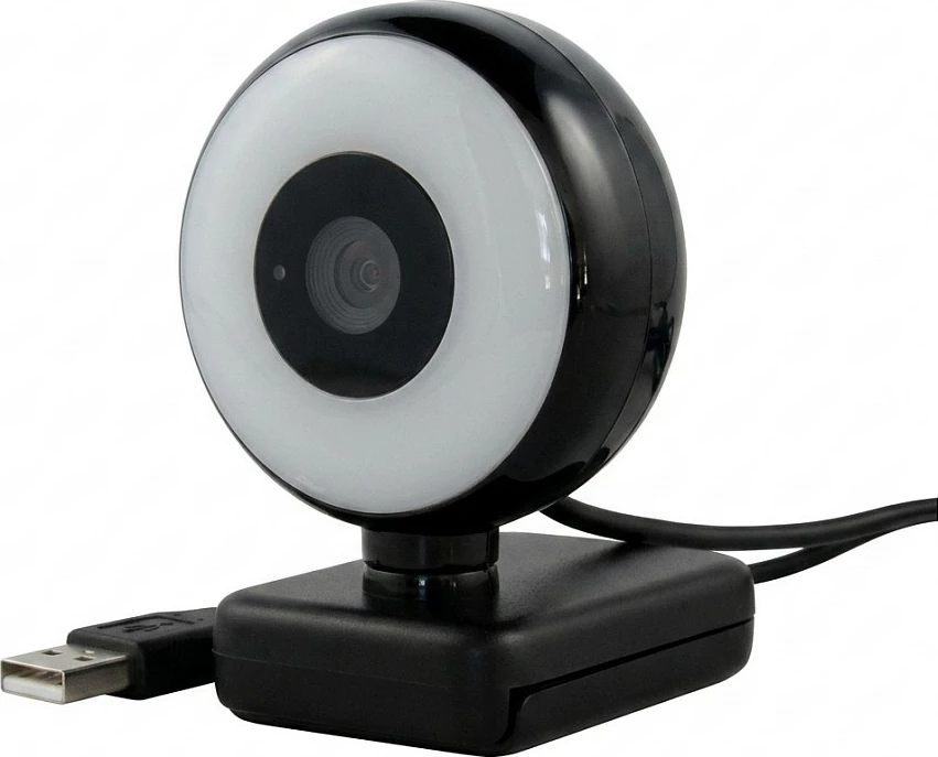 Webkamerë Wemiss CM-A2 Stream Series, Full HD, me ring light, e zezë