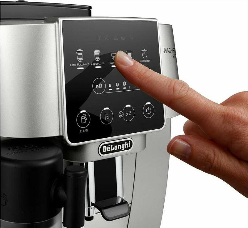Aparat kafeje DeLonghi Magnifica Start Milk ECAM220.80.SB, automatik, 15 bar, mulli i integrum, 1.8 L, argjend/zi