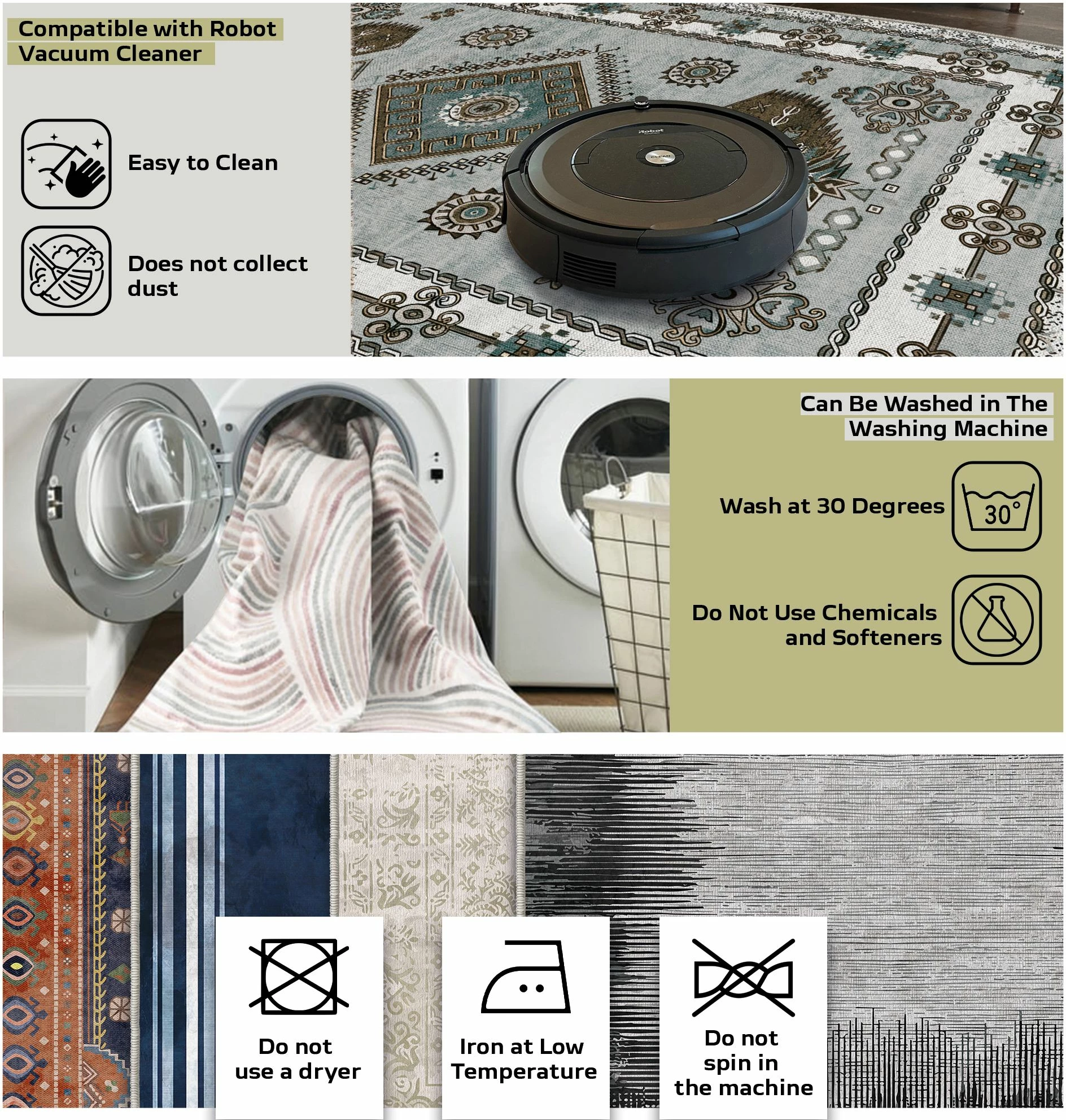 Set tapetash për banjo, 2 copë, Mijolnir, Asr03, bezhë