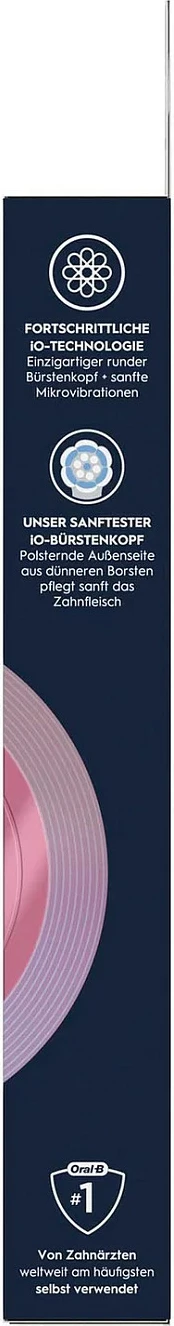 Koka zëvendësuese për furçë dhëmbësh Oral-B iO Sanfte Reinigung 373609, 2 copë, të buta, të bardha