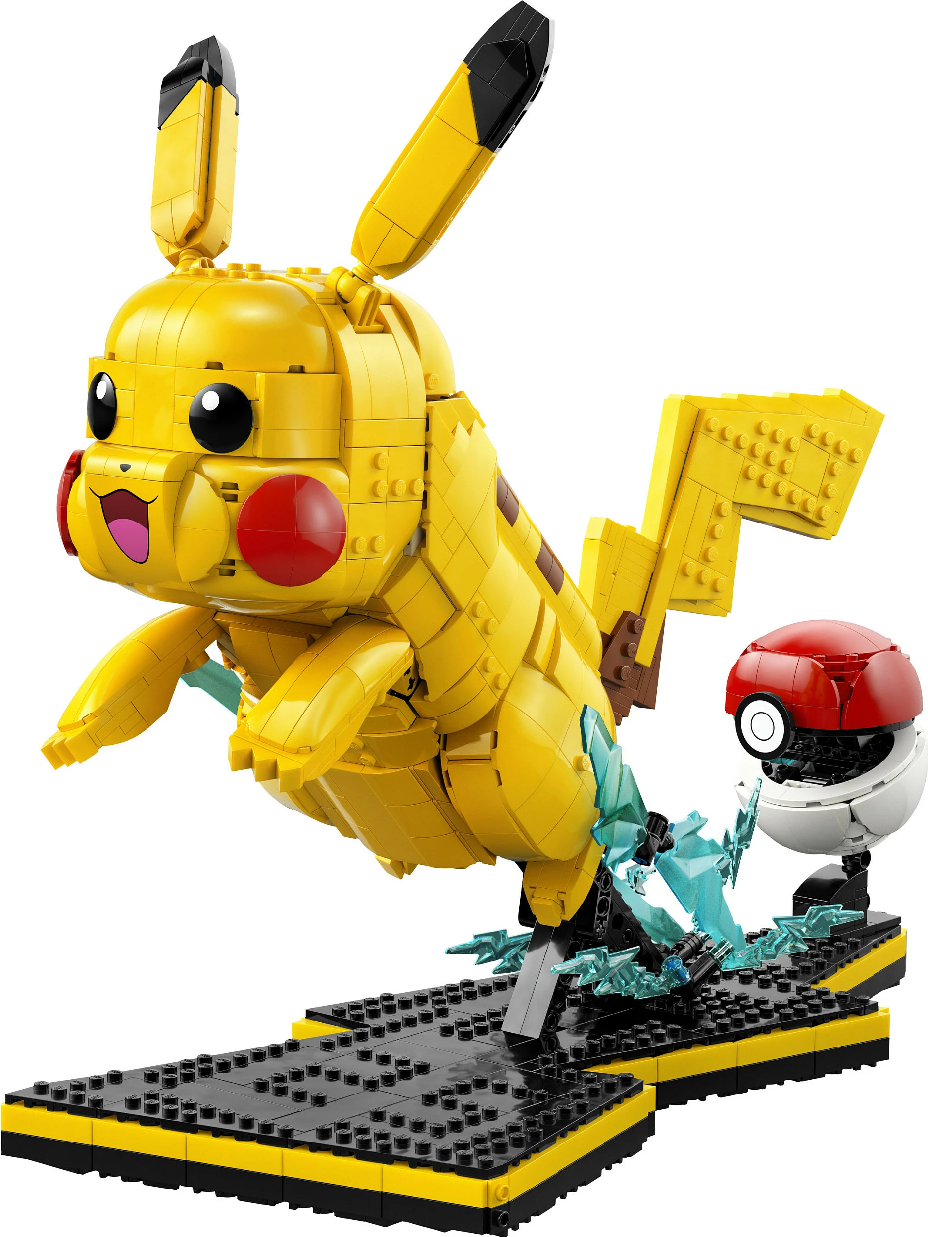 Set ndërtimi LEGO Pokémon Pikachu dhe Poké Ball 72152, 2050 copë, multikolor