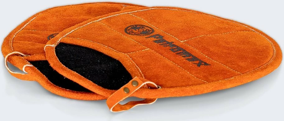 Doreza kuzhine Petromax Aramid Pro 300, rezistente ndaj nxehtësisë, 2 copë, portokalli-kafe