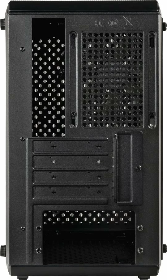 Kasë Cooler Master Q300L V2 Q300LV2-KGNN-S00 Micro Tower, Micro-ATX/Mini-ITX, USB-C, xham i kalitur, e zezë