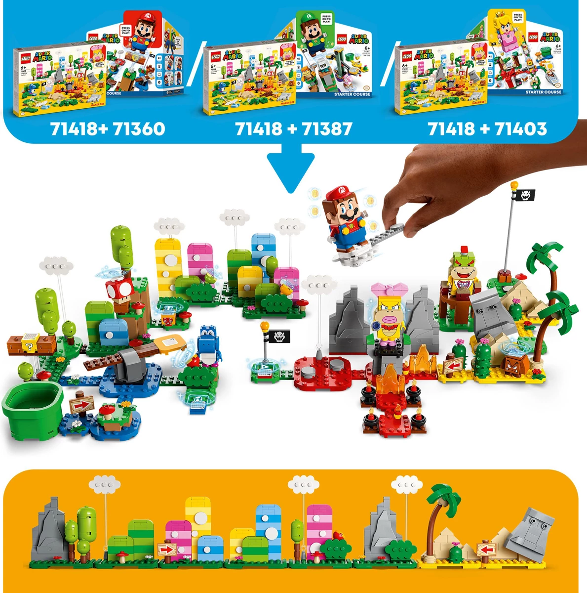 LEGO Super Mario Creativity Toolbox Maker 71418