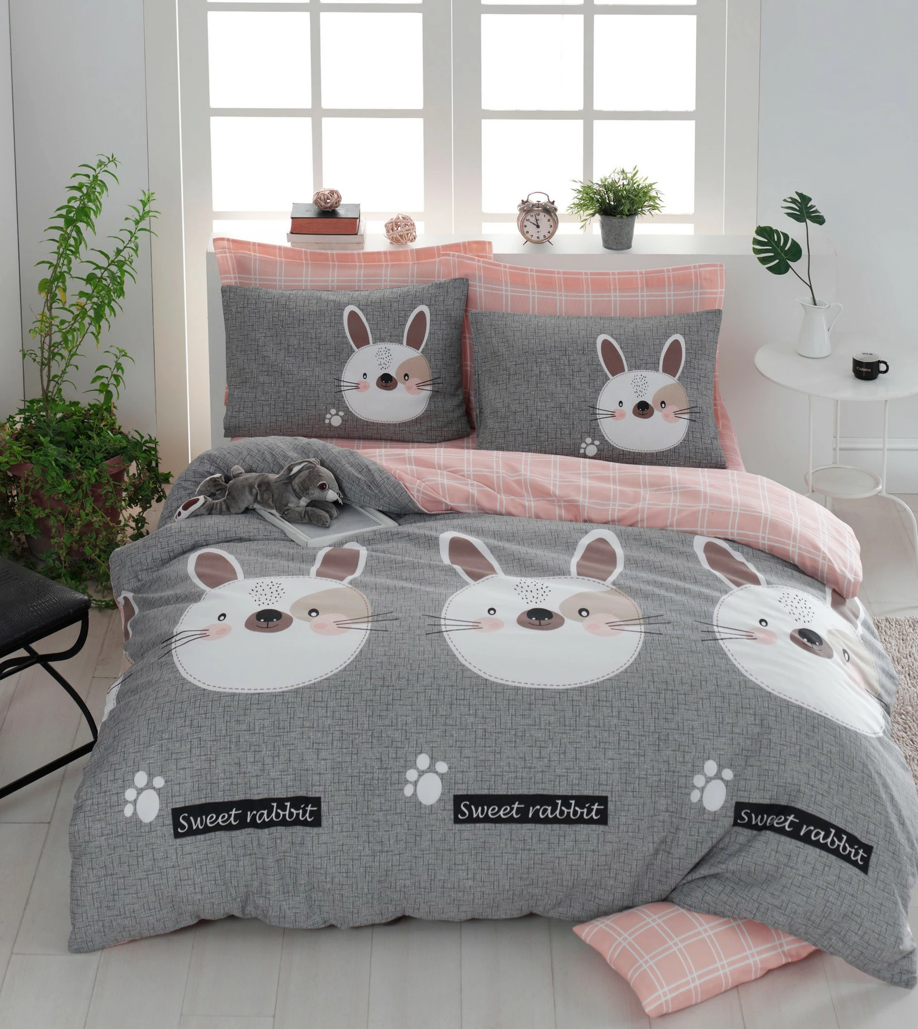 Set mbulesë për dyshek dopio L'essentiel Tavşancık