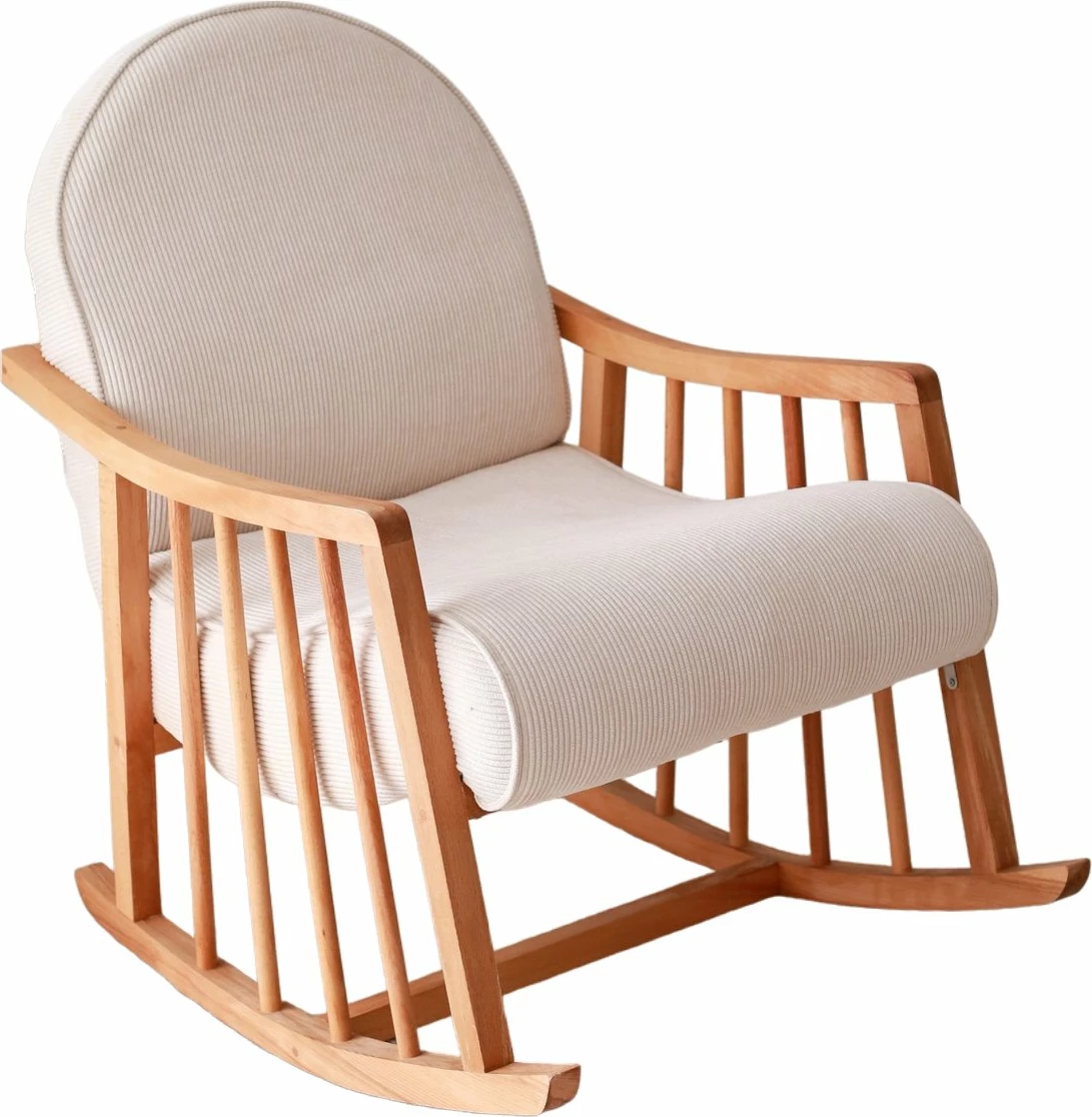 Karrige krahu Klea, kadife korduroj, e bardhë