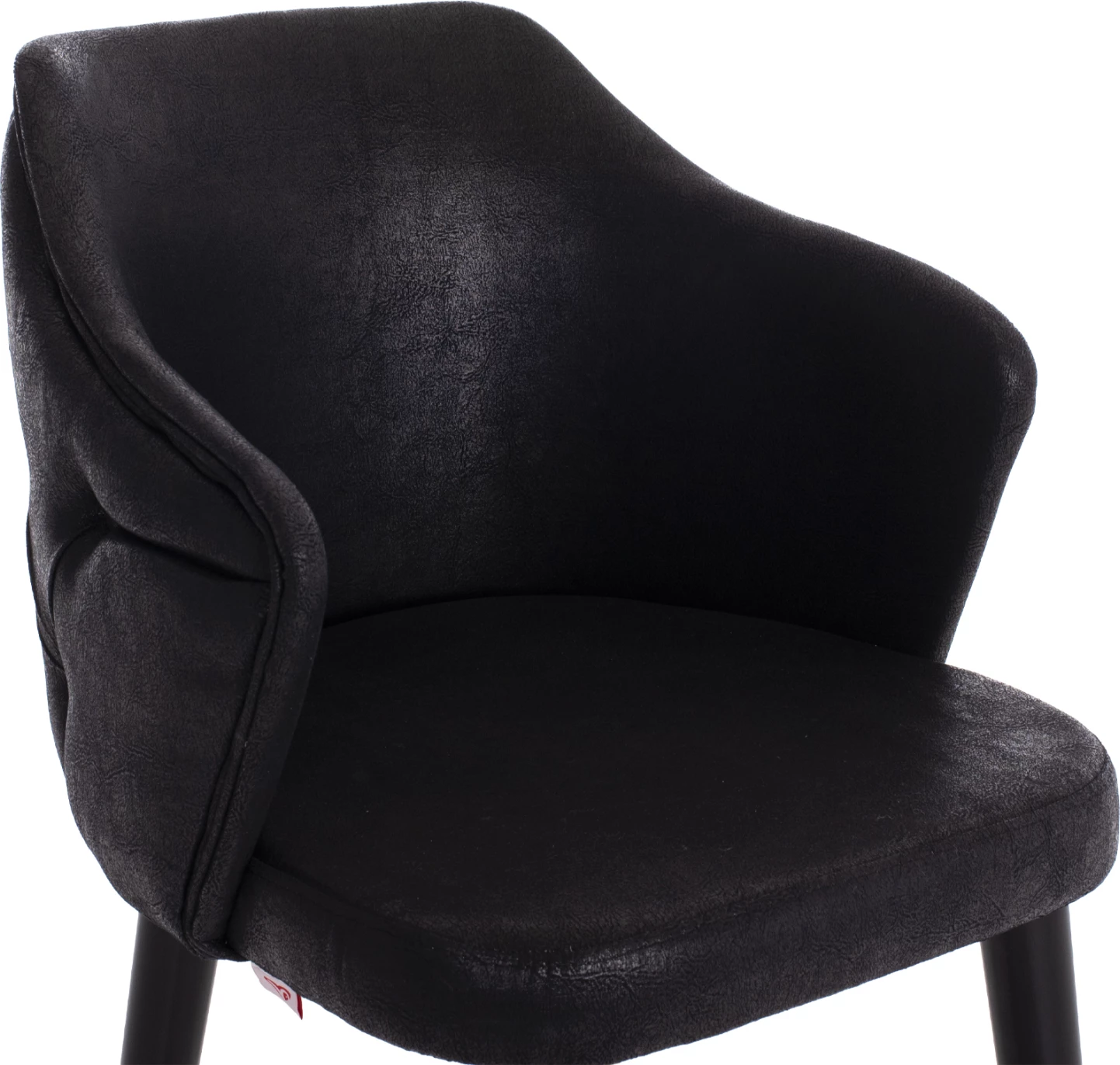 Karrige për bar profesionale FH9281.14, lloj NUBUCK, dru i zi, 50x62x108,5H cm