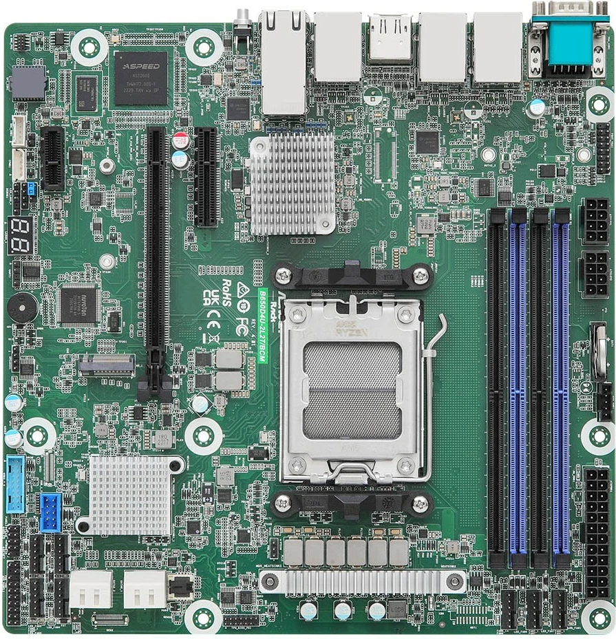 Pllakë amë ASRock B650D4U-2L2T/BCM, Socket AM5, për servera