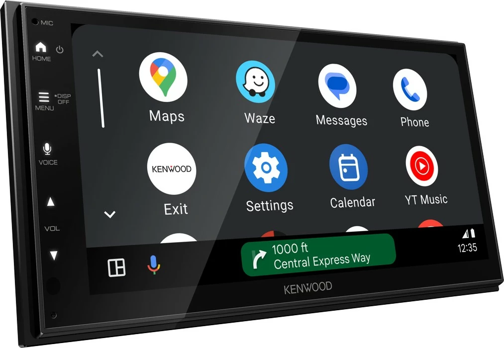 Radio multimedia Kenwood DMX5023DAB, 6.8 inç, Bluetooth, Android Auto, Apple CarPlay, e zezë