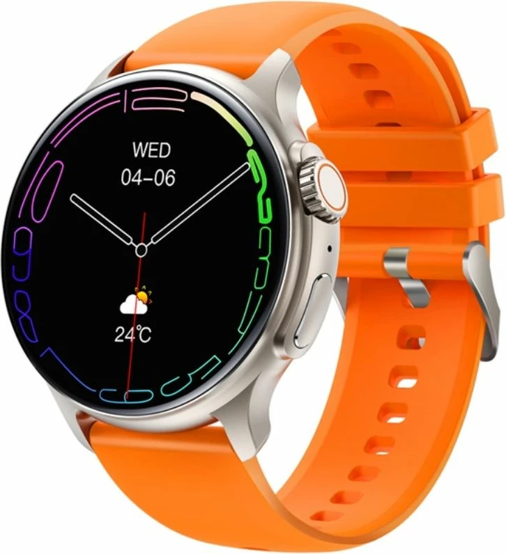 Smartwatch për meshkuj RUBICON, portokalli