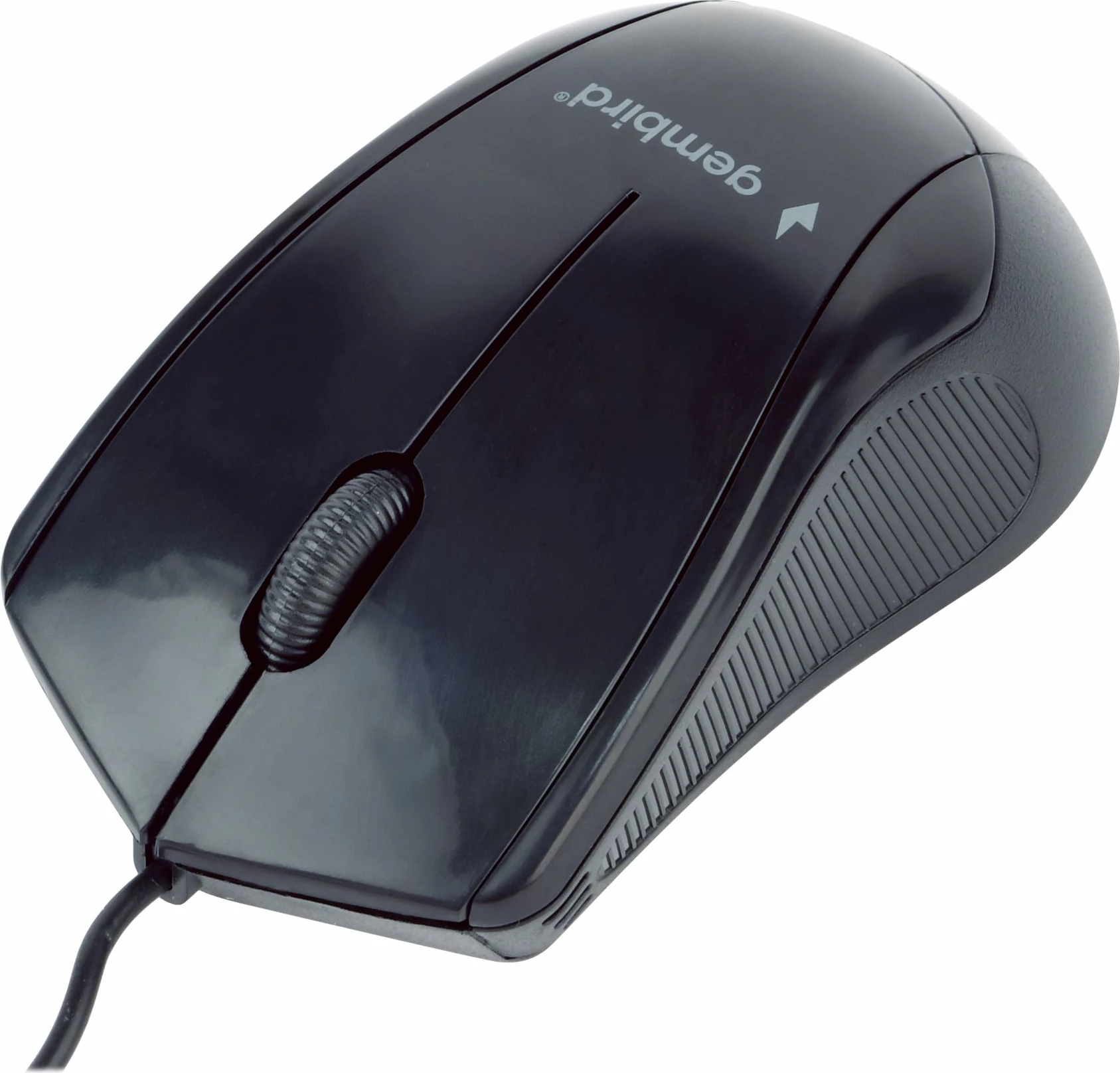 Maus Gembird MUS-3B-02 me kabllo, 1000 DPI, i zi