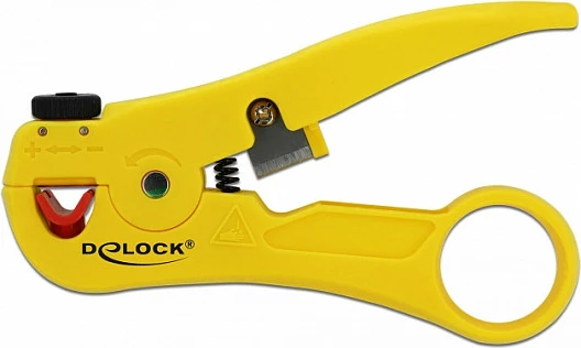 Vegël zhveshëse kabllosh DeLOCK 3.5-9.0 mm, e verdhë