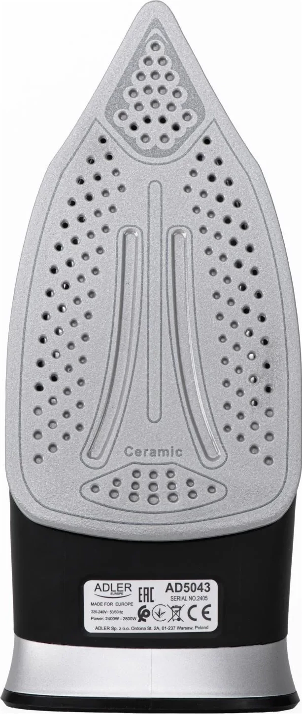Hekur Adler AD 5043, 2800W, pa kabllo, zi-gri