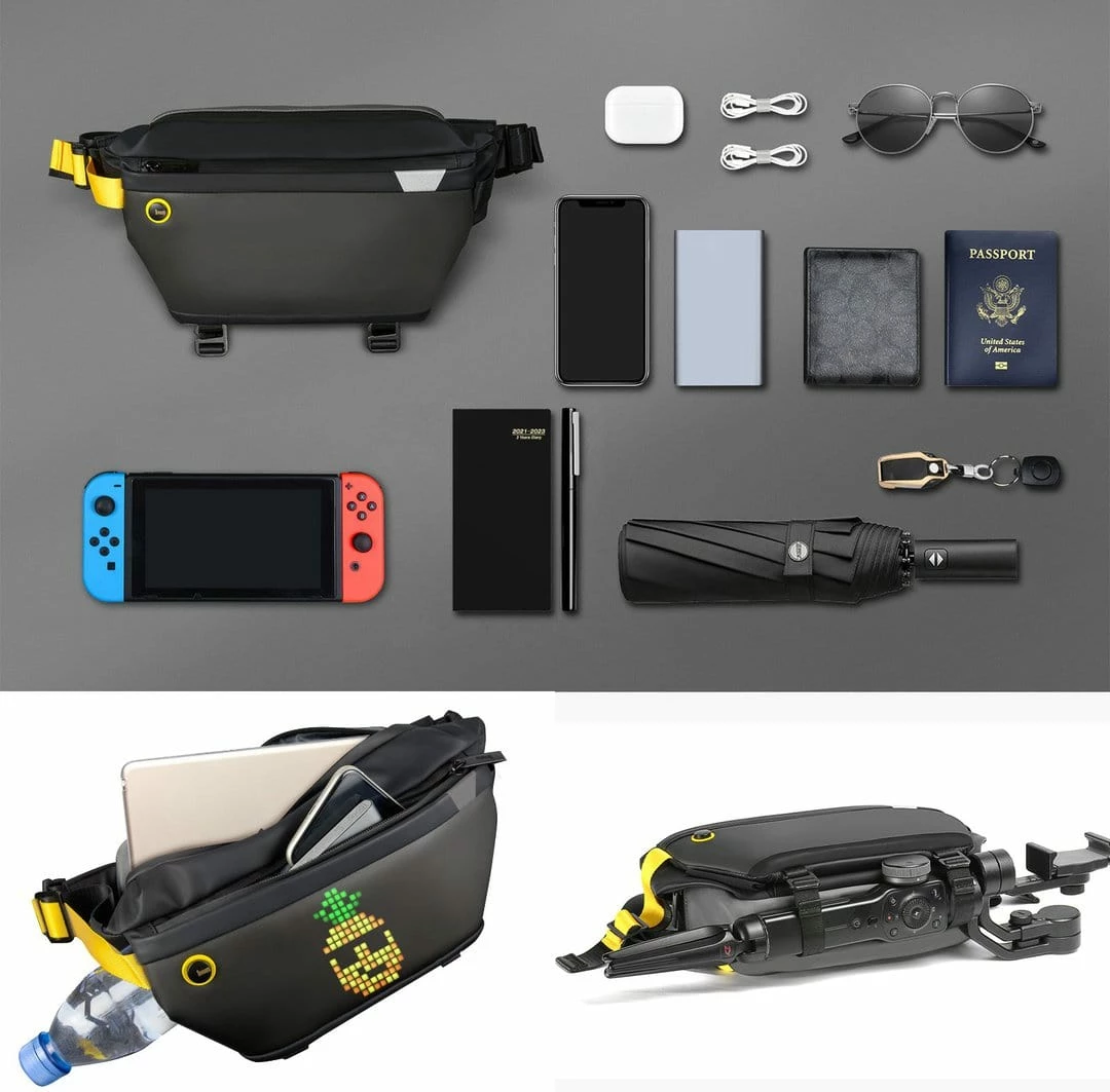 Çantë Me Ekran Led DIVOOM Pixoo slingbag