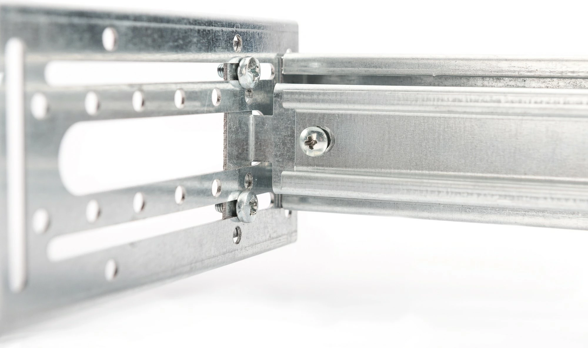 Mbajtëse DIN Rail Digitus 4U, 483mm, çelik i galvanizuar, argjend