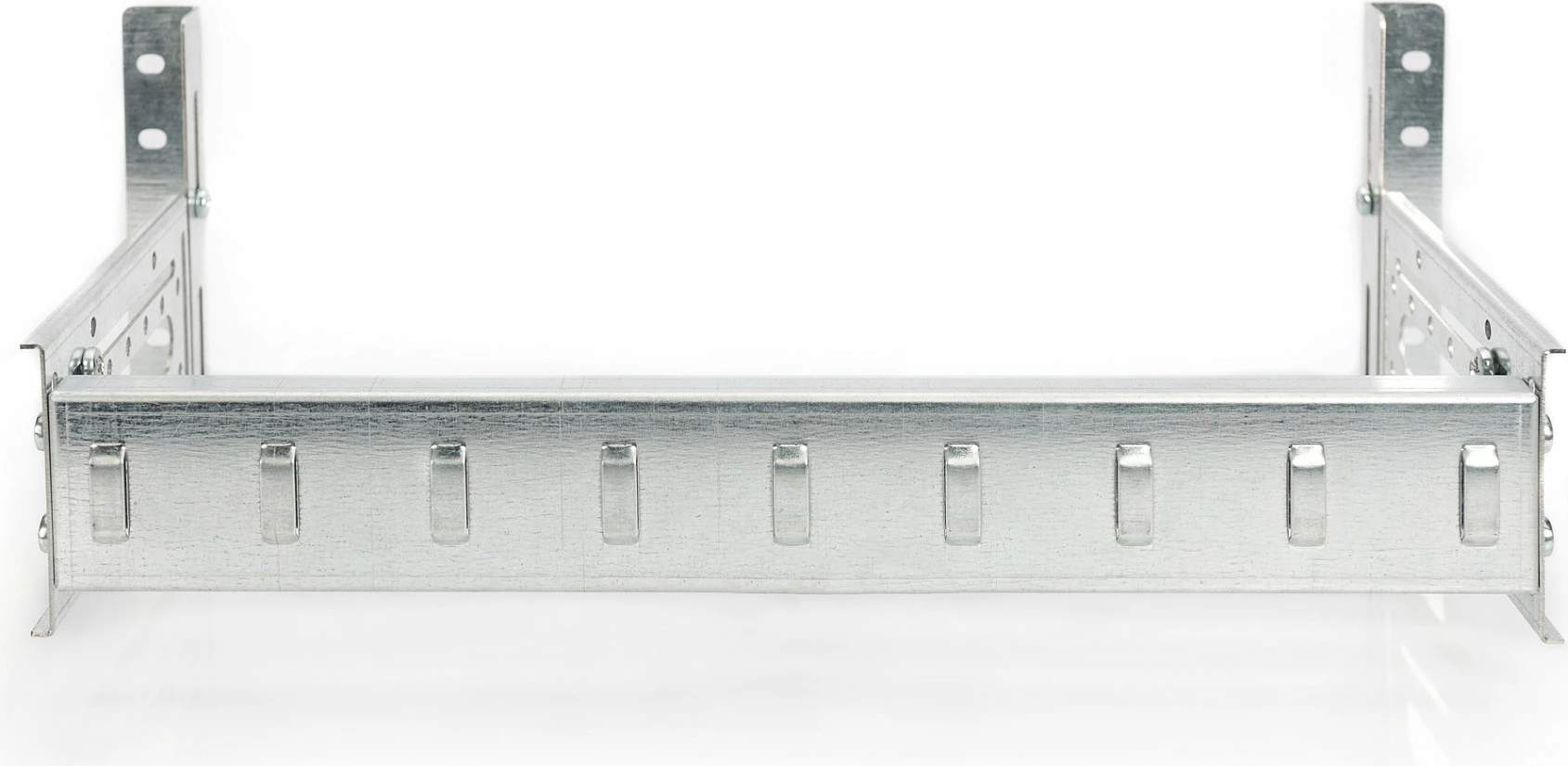 Mbajtëse DIN Rail Digitus 4U, 483mm, çelik i galvanizuar, argjend
