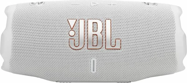 Altoparlant Bluetooth portativ JBL Charge 6, deri 28 orë, IP68, power bank, i bardhë