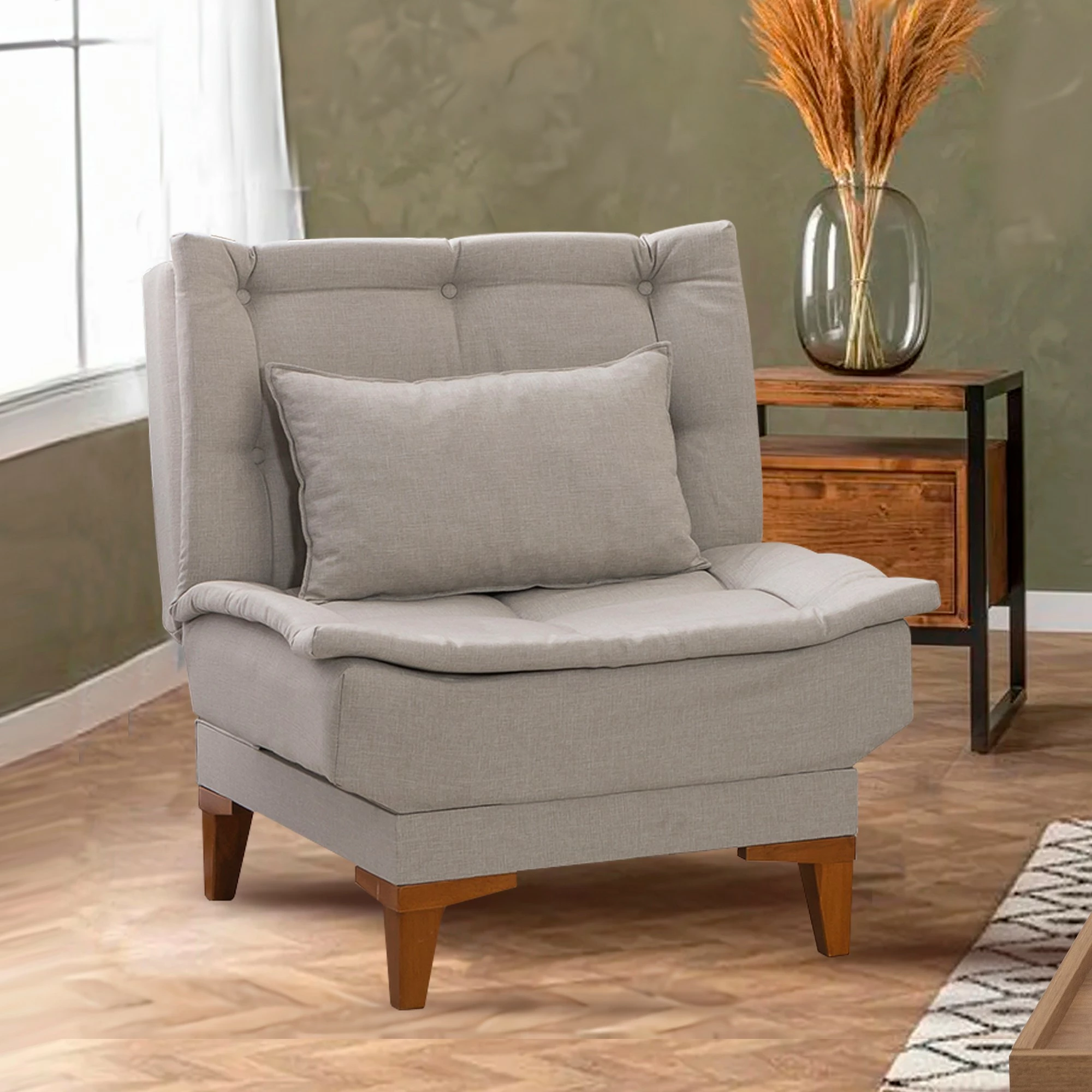 Karrige krahu Santo, krem, Atelier del Sofa