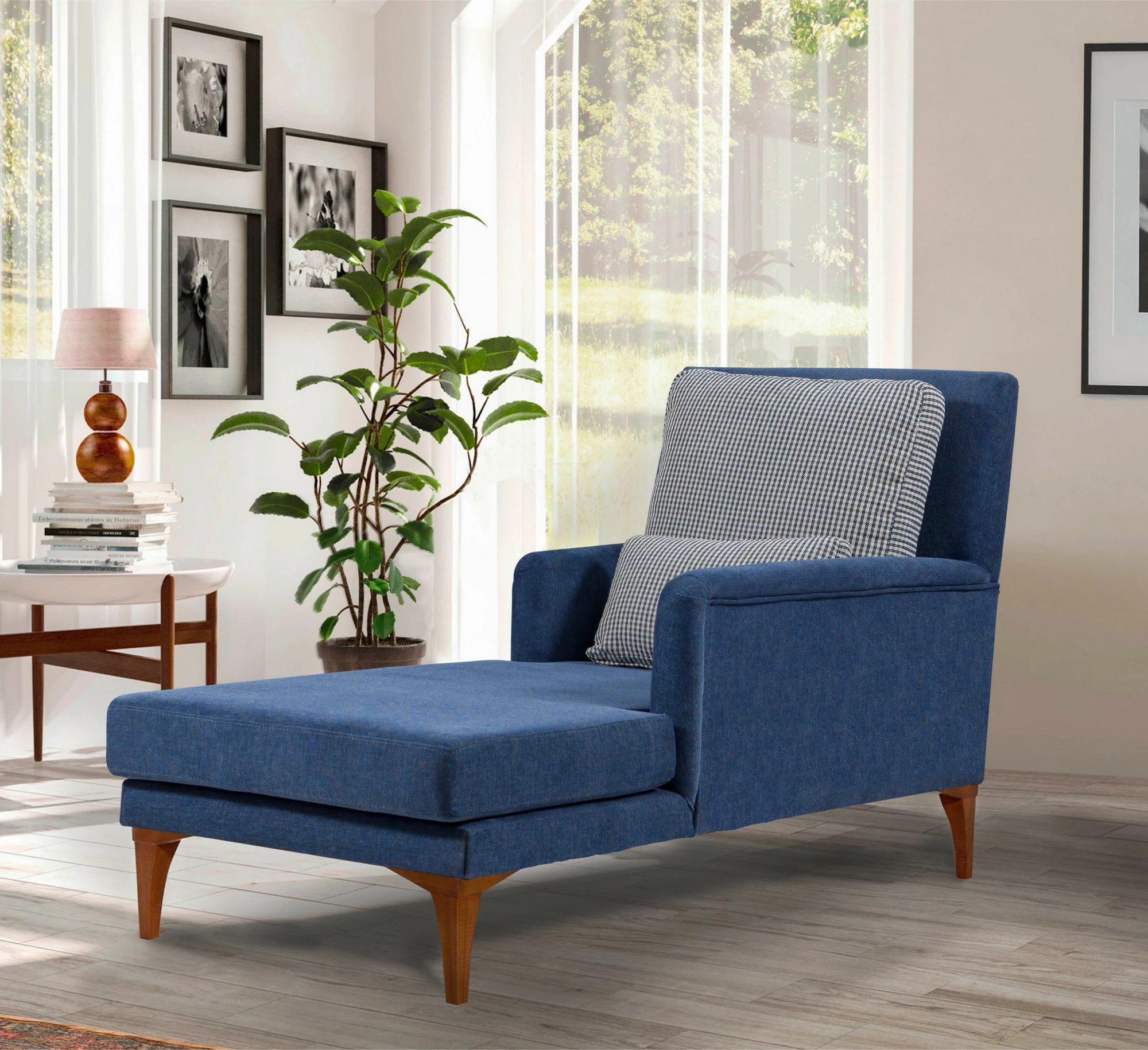 Divan Atelier del Sofa, ngjyrë kaltër, Bifo