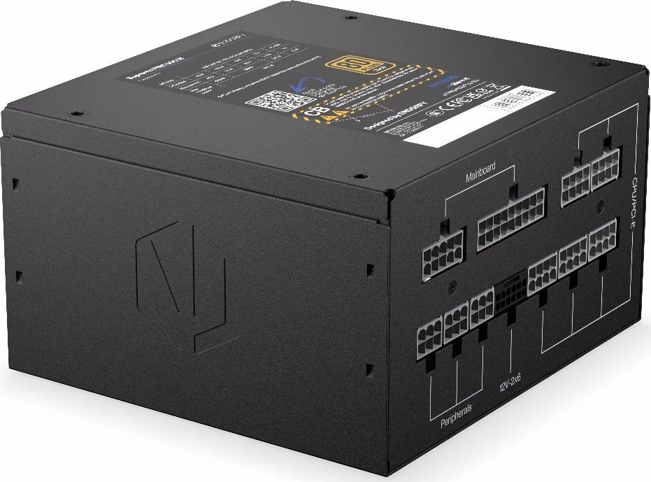 Furnizues rryme Endorfy Supremo FM6 850W 80 Plus Gold ATX 3.1, modular i plotë, i zi