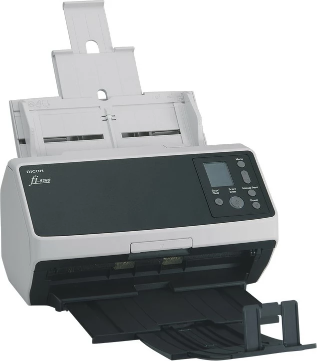 Skaner dokumentesh Fujitsu Ricoh fi-8190, 600x600 DPI, 90ppm, ADF, i zi/gri