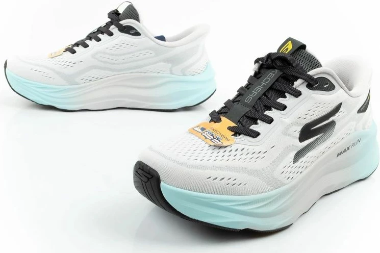 Atlete për meshkuj Skechers Max Run Slip-Ins, të bardha