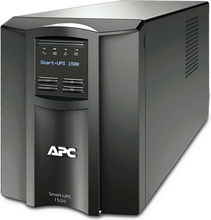UPS, APC, Smart-UPS SMT1500IC, kohë rezervë 4–9 min, USB, e zezë