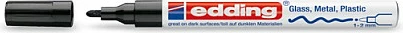 Marker boje edding 751, i zi, paketim 10 copë