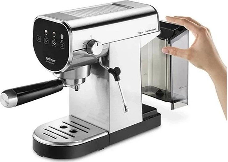 Aparat kafeje Zelmer Aroma Expert ZCM7300, presion piston, 900ml, argjendtë