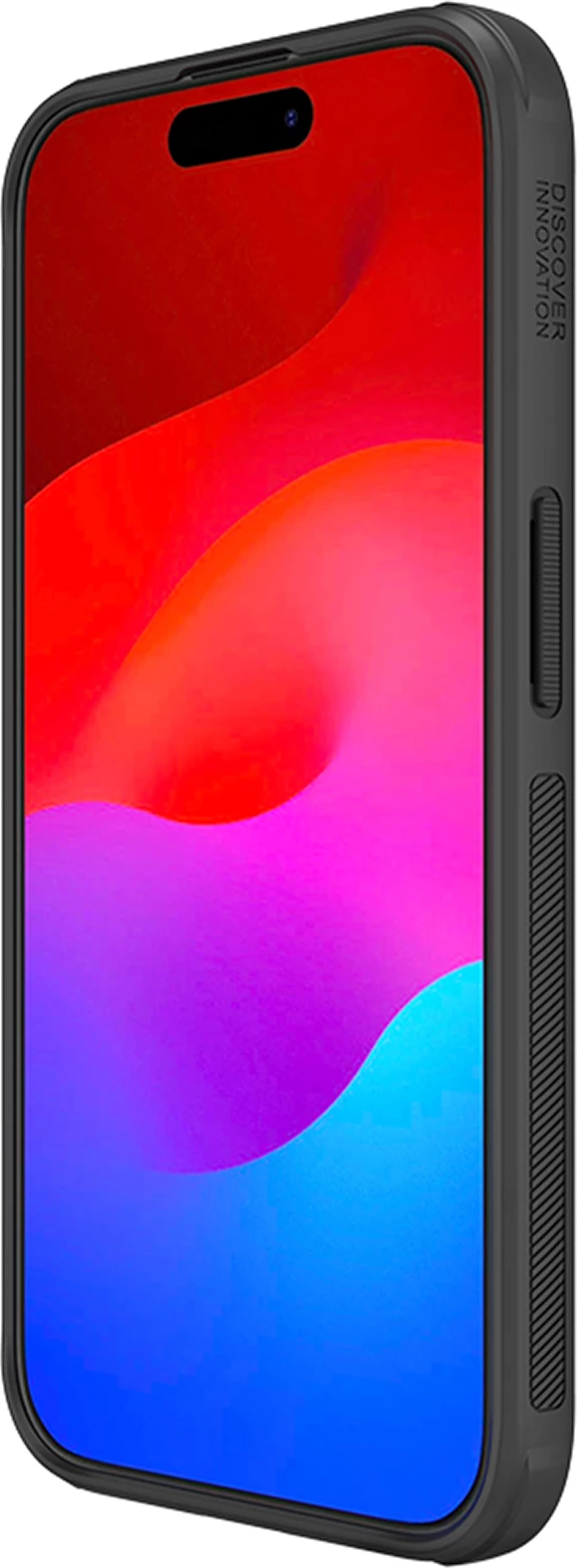 Mbështjellës Nillkin Super Frosted Shield Pro për iPhone 15 Pro, i zi