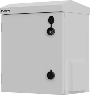 Kabinet rack LANBERG 10" 3U IP55, montim në mur, 320x220x400, gri