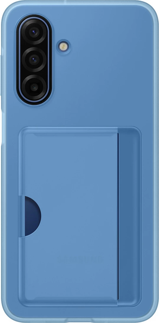 Mbështjellës Samsung Galaxy A17 Card Slot, transparent, blue